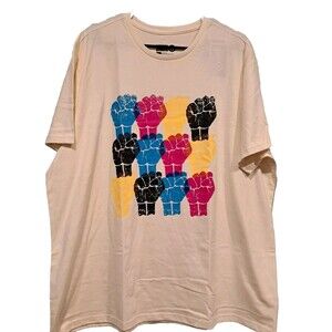 Black History Month Target Women's Short Sleeve Graphic T-Shirt Ivory Sz XXL NWT